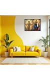 Jesus Christ - Virgin Mary Laminated Photo - 13x15 Inches, Divine Blessings For Home & Office And Temple Decoration (F16393)