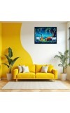 Lord Krishna Laminated Photo - 5x7 Inches, Divine Blessings For Home & Office And Temple Decoration (F16103)