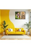 Jesus Immaculate Heart Of Mary Laminated Photo - 5x7 Inches, Divine Blessings For Home & Office And Temple Decoration (F16245)
