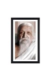 Rishi Aurobindo Old Age Black and white Photograph |Classic Spiritual Wall Art