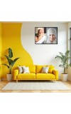 Sri Aurobindo & Mira Alfassa Laminated Photo - 9x11 Inches, Divine Blessings For Home & Office And Temple Decoration (F16305)