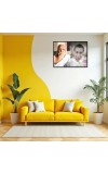 Sri Aurobindo & The Mother Laminated Photo - 7x9 Inches, Divine Blessings For Home & Office And Temple Decoration (F16153)