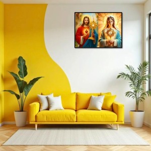 Jesus Christ - Our Lady Of Sorrows Laminated Photo - 11x13 Inches, Divine Blessings For Home & Office And Temple Decoration (F16296) Jesus Christ - Our Lady Of Sorrows Laminated Photo - 11x13 Inches, Divine Blessings For Home & Office And Temple Decoration (F16296)