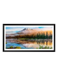 Nature Landscape Floating Frame Scenery Digital Print - (I5903) - 24x48 inch Modern Nature Wall Art for Living Room, Bedroom, Office, Hotels, Drawing Room