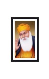 Guru Nanak Dev Ji Colored Photo | Divine Sikh Wall Art| Devotional art