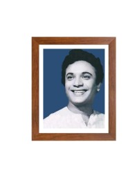 Uttam Kumar Black and White Photo | Iconic Bengali Actor Portrait | Vintage Tollywood Wall Art | Classic Cinema Decor |