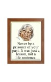 A P J Abdul Kalam & Famous Quote Brown Frame, 18x22InchesInspirational Wall Art for Office, Home DecorIdeal Spiritual Gift