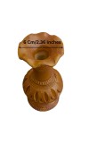Handcrafted Terracotta Flower Vase – Traditional Earthen Decorative Pot for Home & Office Décor (7 x 3 Inches)