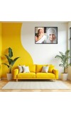 Sri Aurobindo & The Mother Laminated Photo - 9x11 Inches, Divine Blessings For Home & Office And Temple Decoration (F16150)