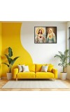 Jesus Virgin Mary Laminated Photo - 5x7 Inches, Divine Blessings For Home & Office And Temple Decoration (F16223)