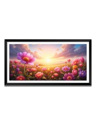 Nature Landscape Floating Frame Scenery Digital Print - (I5750) - 24x36 inch Modern Nature Wall Art for Living Room, Bedroom, Office, Hotels, Drawing Room