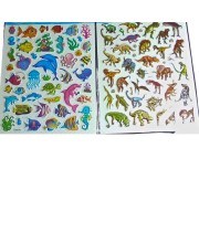 Colorful Sticker Combo Pack – Butterflies, Fruits, Water Animals, Dinosaurs, Astronauts, Hearts & Barbies – 100+ Waterproof Vinyl Stickers for Kids, Scrapbooking, Laptops, Crafts (Sea animals)