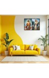 Jesus Christ - Mother Mary Laminated Photo - 11x13 Inches, Divine Blessings For Home & Office And Temple Decoration (F16412)