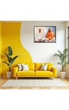 Swami Sivananda Swami Sacchidanandaji Laminated Photo - 9x11 Inches, Divine Blessings For Home & Office And Temple Decoration (F16154)