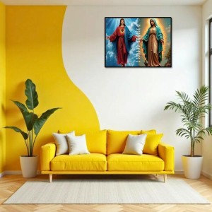 Jesus Christ-Immaculate Conception Laminated Photo - 7x9 Inches, Divine Blessings For Home & Office And Temple Decoration (F16273) Jesus Christ-Immaculate Conception Laminated Photo - 7x9 Inches, Divine Blessings For Home & Office And Temple Decoration (F16273)