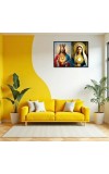 Immaculate Heart Of Mary Laminated Photo - 5x7 Inches, Divine Blessings For Home & Office And Temple Decoration (F16450)