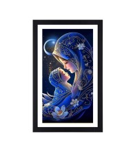 Mother and Child Colored Photograph | Heartwarming Wall Art | Home or Nursery Decoration