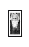 Kabiguru Rabindranath Tagore Black and white Photo | Perfect for Home or OfficeDecoration