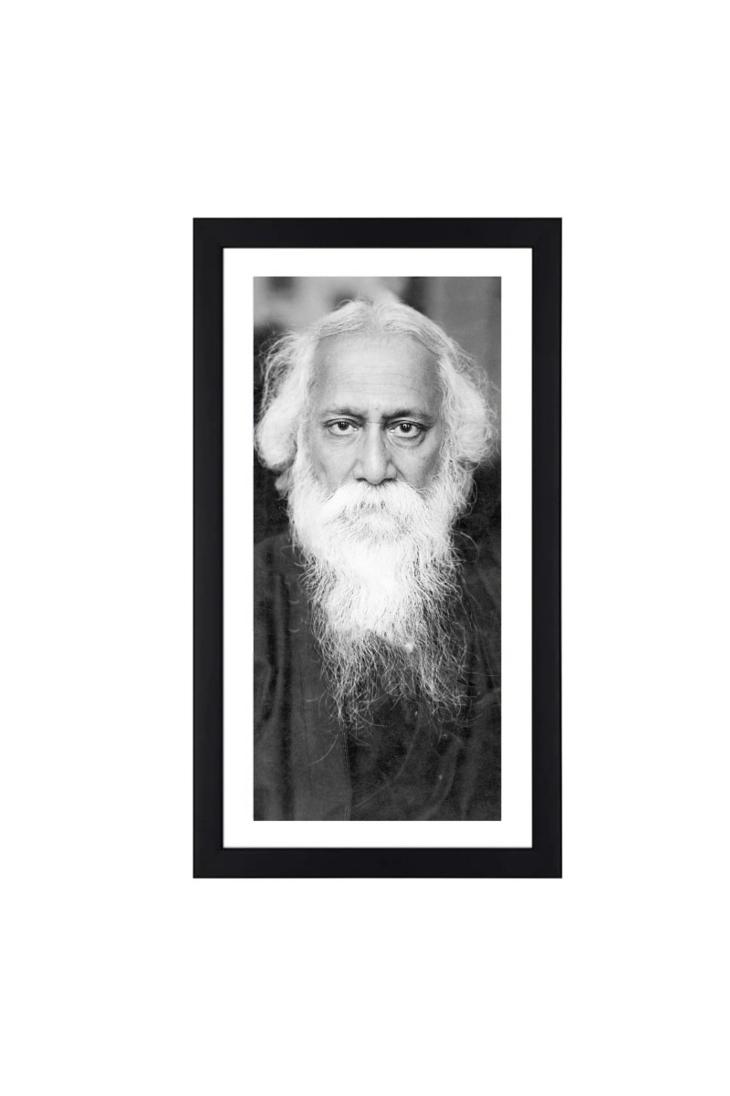 Kabiguru Rabindranath Tagore Black and white Photo | Perfect for Home or OfficeDecoration