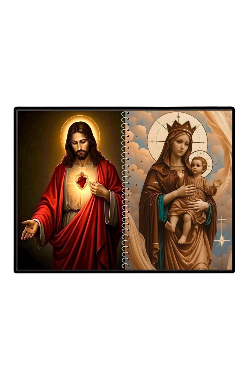 Jesus Christ - Our Lady Of Good Health Laminated Photo - 13x15 Inches, Divine Blessings For Home & Office And Temple Decoration (F16382)