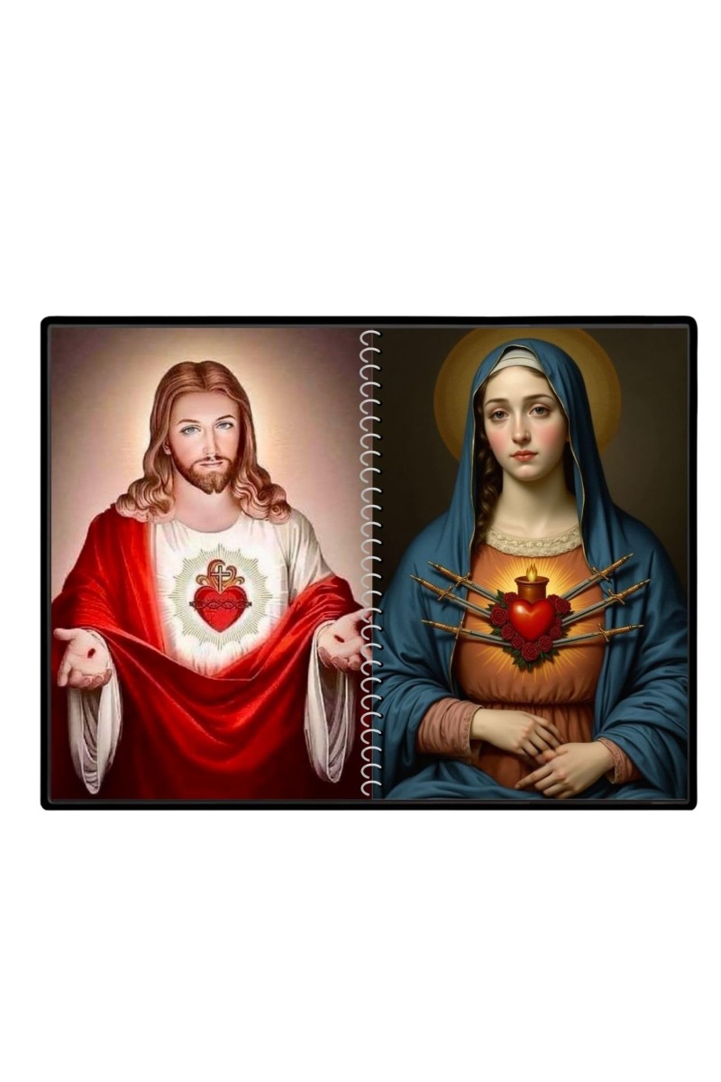 Jesus Christ - Our Lady Of Sorrows Laminated Photo - 11x13 Inches, Divine Blessings For Home & Office And Temple Decoration (F16338)