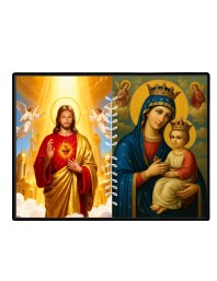 Jesus Lady Of Velankanni Laminated Photo - 11x13 Inches, Divine Blessings For Home & Office And Temple Decoration (F16214)