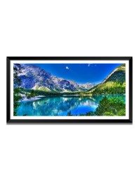 Nature Landscape Floating Frame Scenery Digital Print - (I5852) - 24x48 inch Modern Nature Wall Art for Living Room, Bedroom, Office, Hotels, Drawing Room