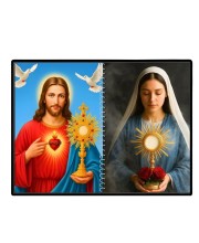 Immaculate Heart Of Mary Laminated Photo - 11x13 Inches, Divine Blessings For Home & Office And Temple Decoration (F16456)