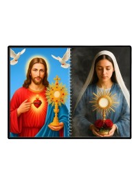 Immaculate Heart Of Mary Laminated Photo - 7x9 Inches, Divine Blessings For Home & Office And Temple Decoration (F16456)