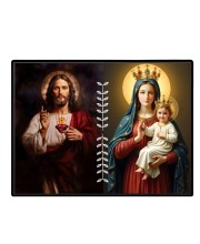 Jesus Christ - Our Lady Of Perpetual Help Laminated Photo - 11x13 Inches, Divine Blessings For Home & Office And Temple Decoration (F16262)