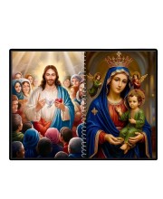 Jesus Christ - Our Lady Of Perpetual Help Laminated Photo - 11x13 Inches, Divine Blessings For Home & Office And Temple Decoration (F16365)