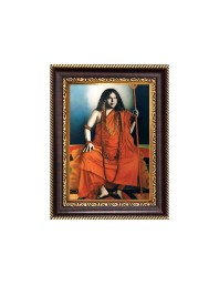 Acharya Srimat Swami Pranabanandaji Maharaj Digital Print Photo 8.7x10.7 inches - Vibrant Religious Wall Art for Home or Office Decor.