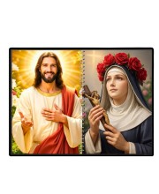 Jesus Christ - St. Therese Of Lisieux Laminated Photo - 11x13 Inches, Divine Blessings For Home & Office And Temple Decoration (F16401)