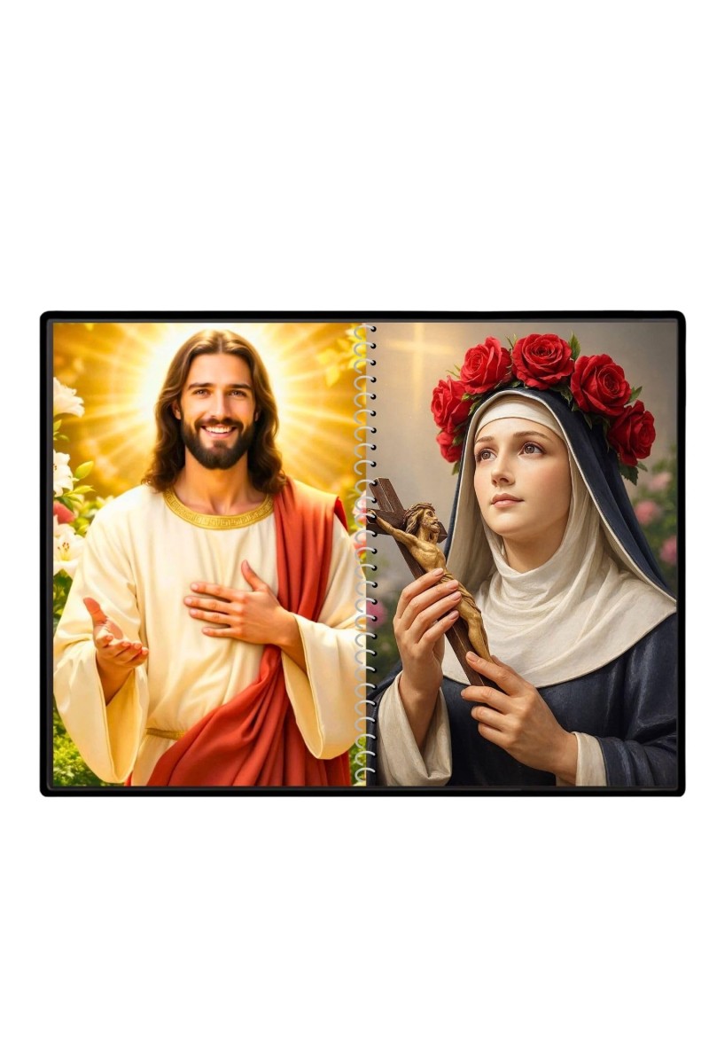 Jesus Christ - St. Therese Of Lisieux Laminated Photo - 11x13 Inches, Divine Blessings For Home & Office And Temple Decoration (F16401)