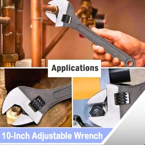 Adjustable Wrench Heavy Duty Steel | Adjustable Jaw Spanner for Plumbing, Car Repair & Home Maintenance | Durable Hand Tool Adjustable Wrench Heavy Duty Steel | Adjustable Jaw Spanner for Plumbing, Car Repair & Home Maintenance | Durable Hand Tool