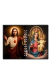 Jesus Christ - Our Lady Of Perpetual Help Laminated Photo - 11x13 Inches, Divine Blessings For Home & Office And Temple Decoration (F16258)