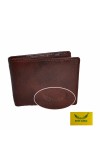 Houst Globle Brown Genuine Leather Wallet for Men Multiple Credit/Debit Card Slots 2 Secret Compartments