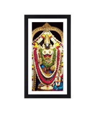Lord Tirupati Balaji one Colored Photo Frame | Divine Wall Art | Ideal for Home or Office Decor or puja room