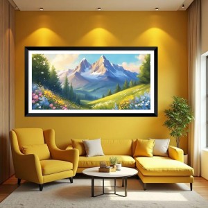 Nature Landscape Floating Frame Scenery Digital Print - (I5567) - 24x36 inch Modern Nature Wall Art for Living Room, Bedroom, Office, Hotels, Drawing Room Nature Landscape Floating Frame Scenery Digital Print - (I5567) - 24x36 inch Modern Nature Wall Art for Living Room, Bedroom, Office, Hotels, Drawing Room