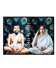 Maa Sarada Devi Laminated Photo - 9x11 Inches, Divine Blessings For Home & Office And Temple Decoration (F16169)