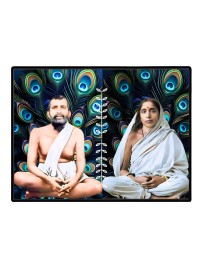 Maa Sarada Devi Laminated Photo - 13x15 Inches, Divine Blessings For Home & Office And Temple Decoration (F16169)