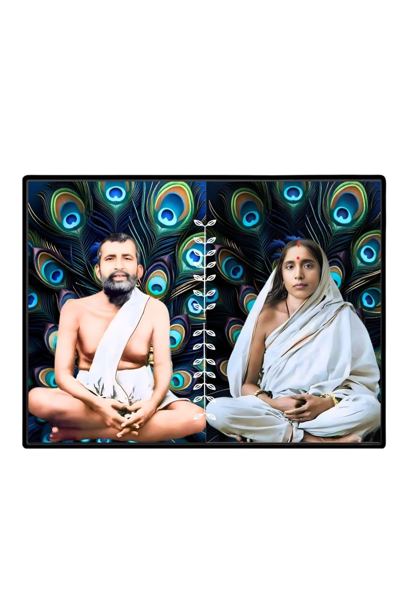 Maa SaradaSarada Devi Laminated Photo - 7x9 Inches, Divine Blessings For Home & Office And Temple Decoration (F16169)