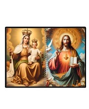 Jesus Christ - Our Lady Of Good Health Laminated Photo - 13x15 Inches, Divine Blessings For Home & Office And Temple Decoration (F16388)