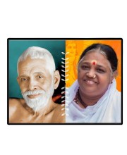 Ramana Maharshi Laminated Photo - 9x11 Inches, Divine Blessings For Home & Office And Temple Decoration (F16157)