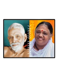 Ramana Maharshi Laminated Photo - 9x11 Inches, Divine Blessings For Home & Office And Temple Decoration (F16157)