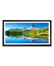 Nature Landscape Floating Frame Scenery Digital Print - (I5713) - 12x24 inch Modern Nature Wall Art for Living Room, Bedroom, Office, Hotels, Drawing Room