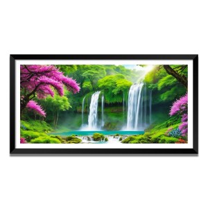 Nature Landscape Floating Frame Scenery Digital Print - (I5855) - 12x24 inch Modern Nature Wall Art for Living Room, Bedroom, Office, Hotels, Drawing Room Nature Landscape Floating Frame Scenery Digital Print - (I5855) - 12x24 inch Modern Nature Wall Art for Living Room, Bedroom, Office, Hotels, Drawing Room