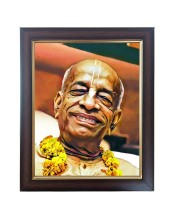 Hitech Sales Bhakti vedanta swami Prabhupada Standing Photo Frame for Pooja Room, Temple Decor, Home Decoration and Gift