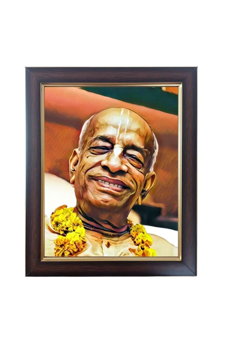 Hitech Sales Bhakti vedanta swami Prabhupada Standing Photo Frame for Pooja Room, Temple Decor, Home Decoration and Gift