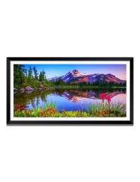 Nature Landscape Floating Frame Scenery Digital Print - (I5751) - 12x24 inch Modern Nature Wall Art for Living Room, Bedroom, Office, Hotels, Drawing Room